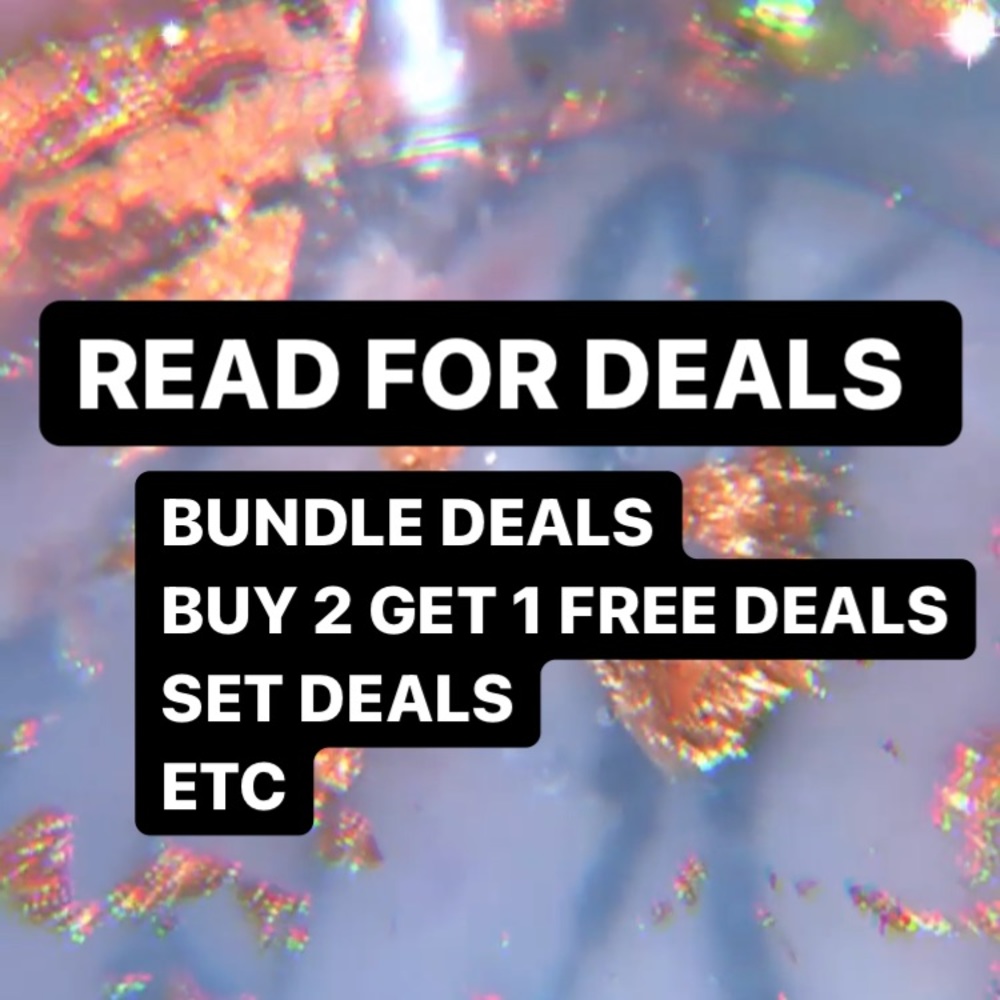 READ FOR BUNDLE DEALS